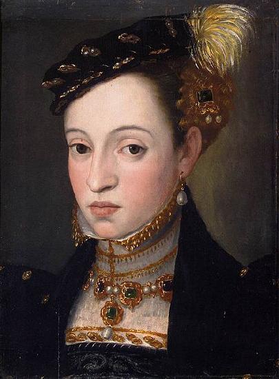 Giuseppe Arcimboldo Portrait of Magdalena of Austria oil painting image